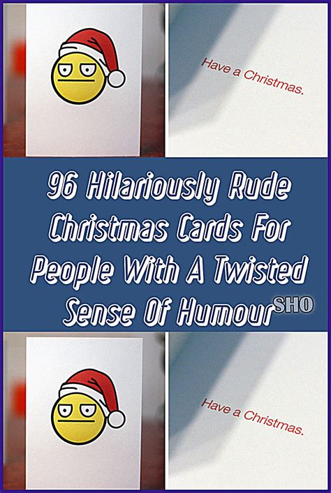 96 Hilariously Rude Christmas Cards For People With。